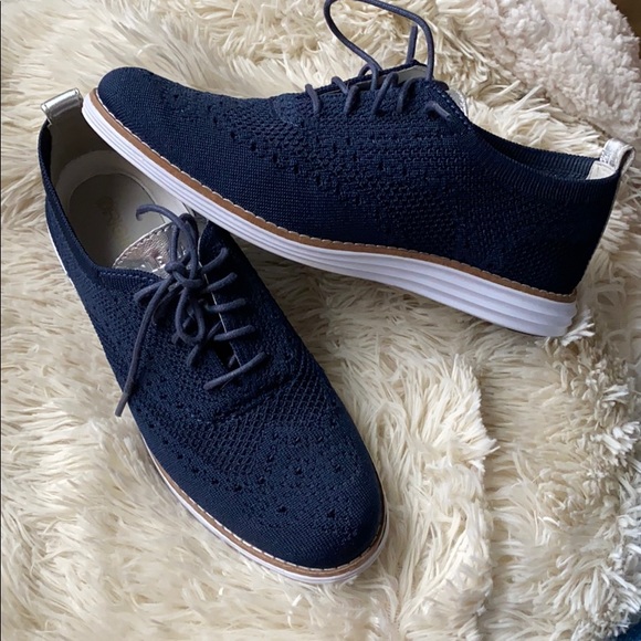 Cole Haan Knit Og Grand Wingtip Oxford 